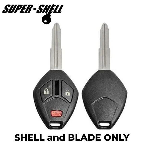 2007-2012 Mitsubishi Key SHELL 3-Button Remote Head / MIT3 / OUCG8D-620M-A / AFTERMARKET 2007-2012 Mitsubishi Key SHELL 3-Button Remote Head / MIT3 / OUCG8D-620M-A / AFTERMARKET